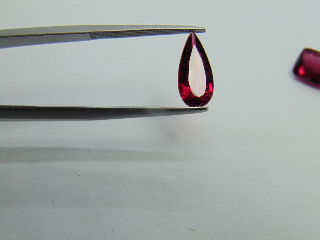 Rubelita 5,35ct 12x5mm 8x7mm