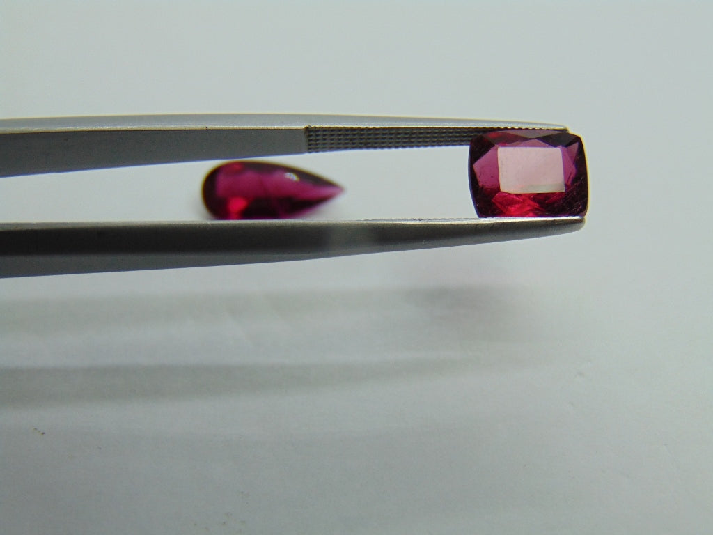 Rubelita 5,35ct 12x5mm 8x7mm