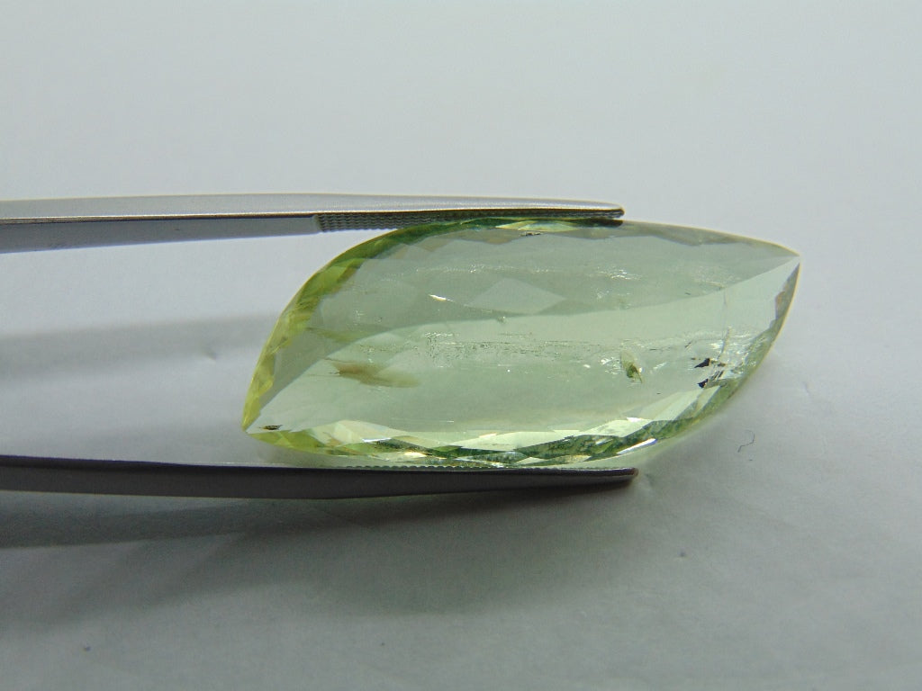 28,90 ct berilo cor verde natural 34 x 15 mm