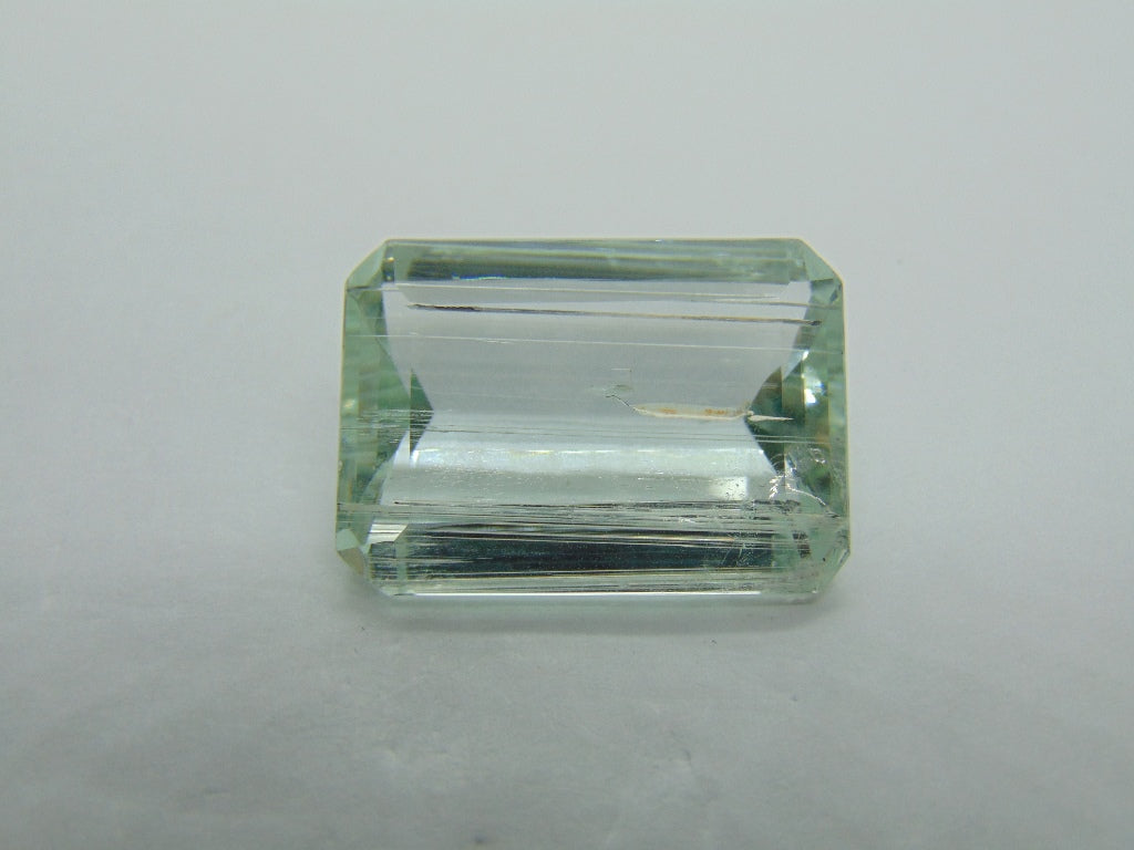 Aquamarine 40,50 ct com agulha 27x19mm