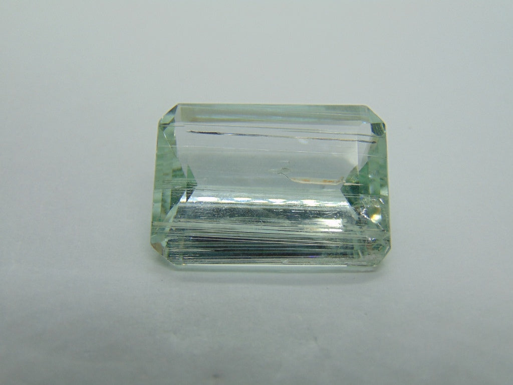 Aquamarine 40,50 ct com agulha 27x19mm