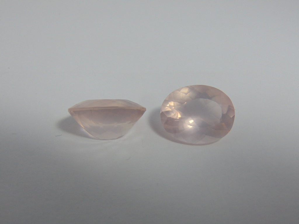 38.30cts Quartz Rose (Pair)