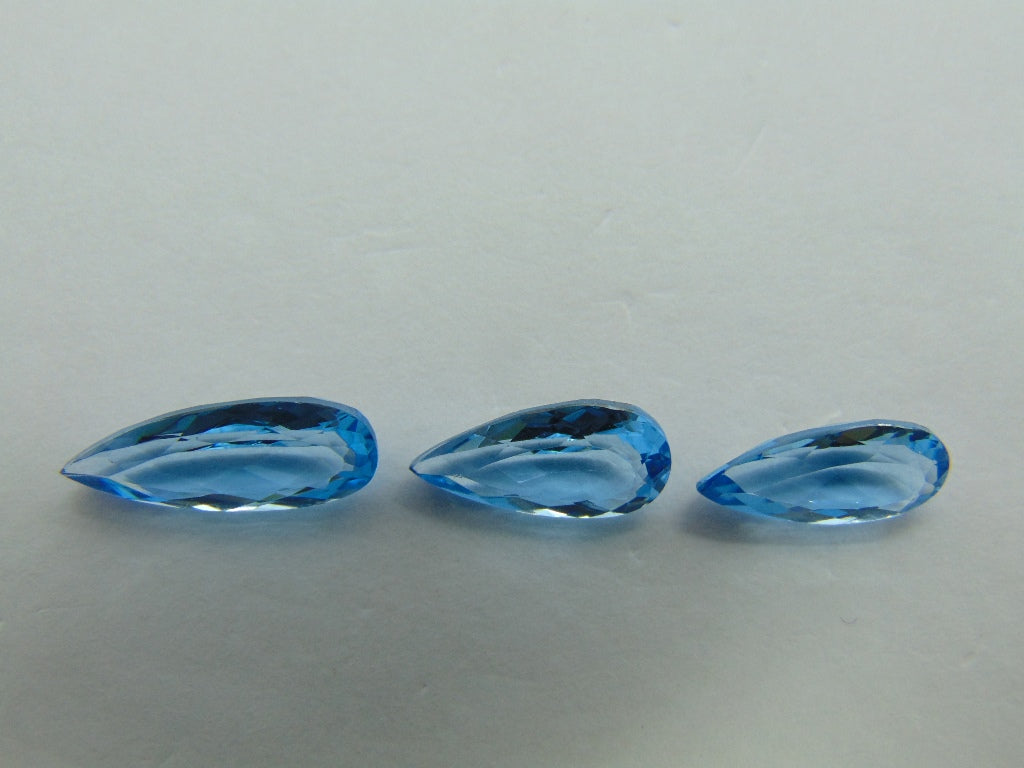 8,30 cts Topázio (Azul Suíço)