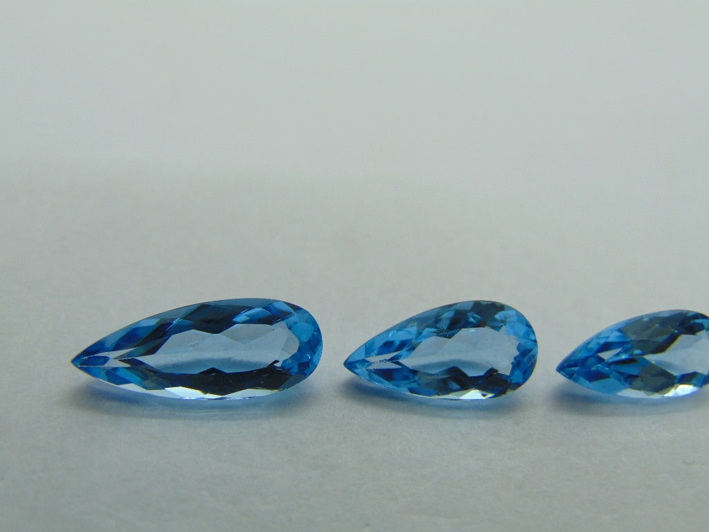 8,30 cts Topázio (Azul Suíço)