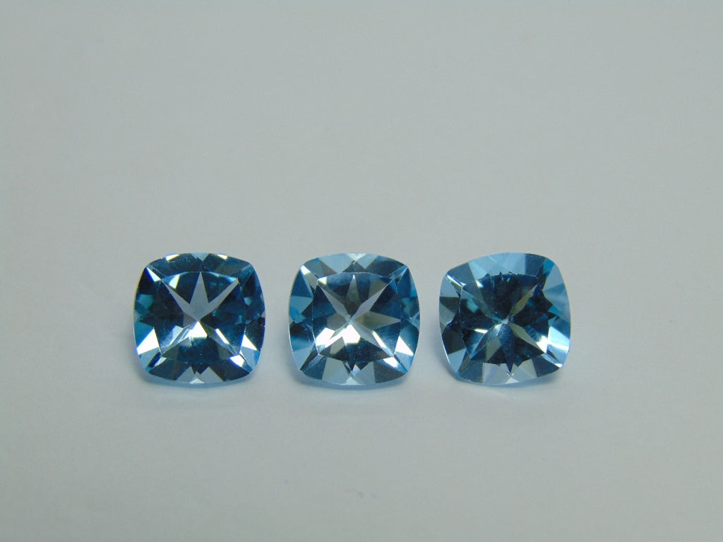 Topázio calibrado de 14,55 ct 10 mm