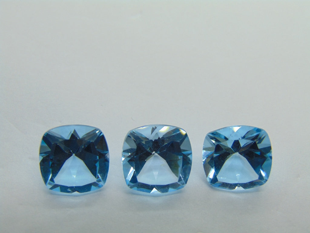 Topázio calibrado de 14,55 ct 10 mm