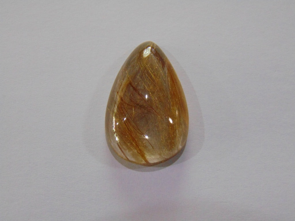 51,60ct Rutilo Dourado 35x22mm