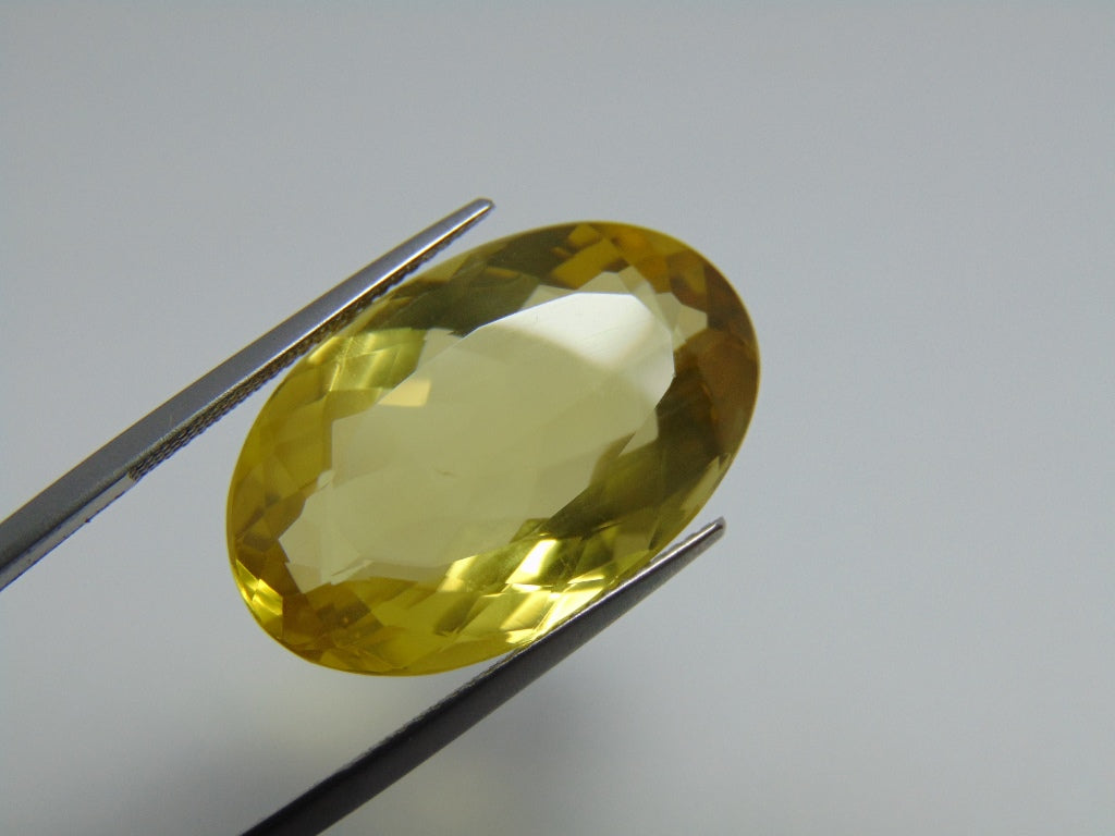 24.20ct Green Gold 25x16mm