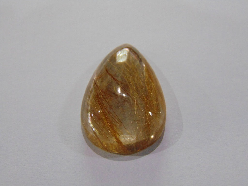 51.60ct Rutile Golden 35x22mm