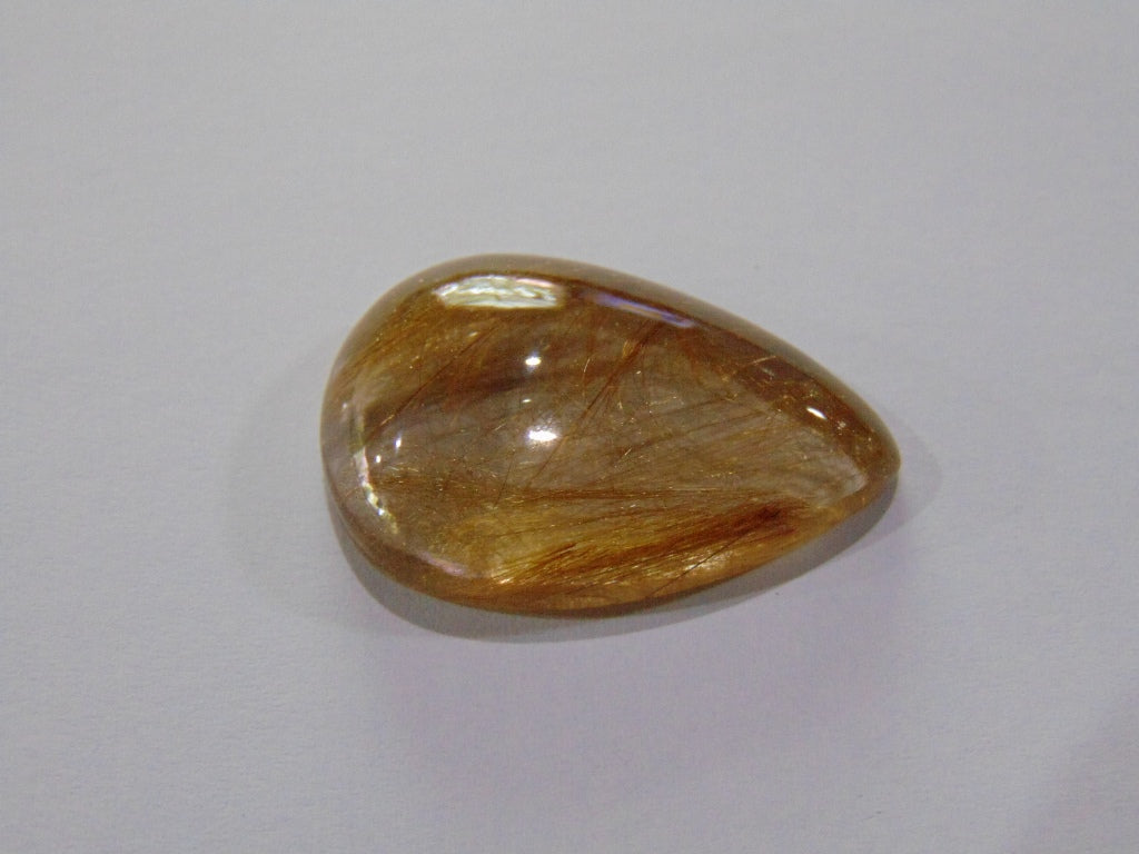 51.60ct Rutile Golden 35x22mm