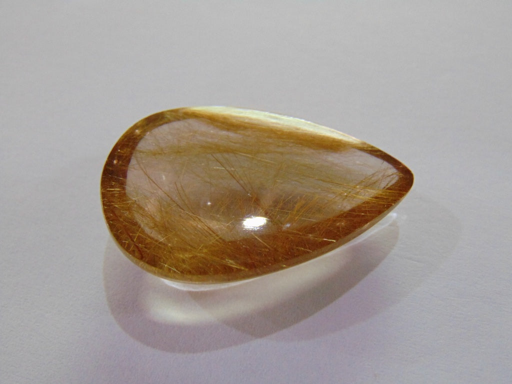 51.60ct Rutile Golden 35x22mm