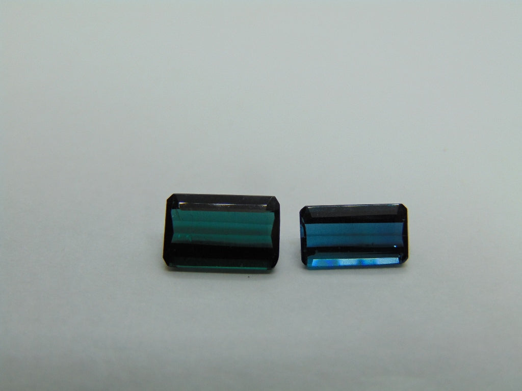 Turmalina 3,45ct 9x6mm 9x5mm