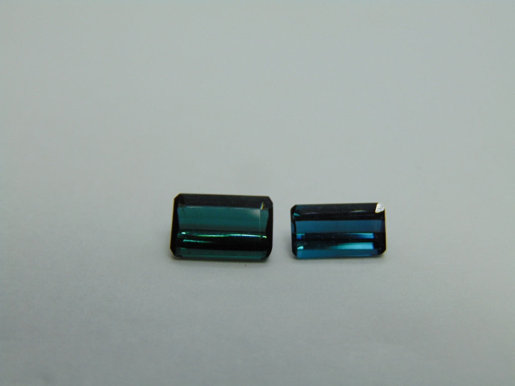 Turmalina 3,45ct 9x6mm 9x5mm