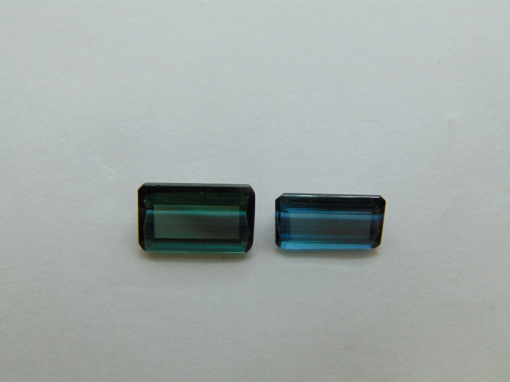 Turmalina 3,45ct 9x6mm 9x5mm