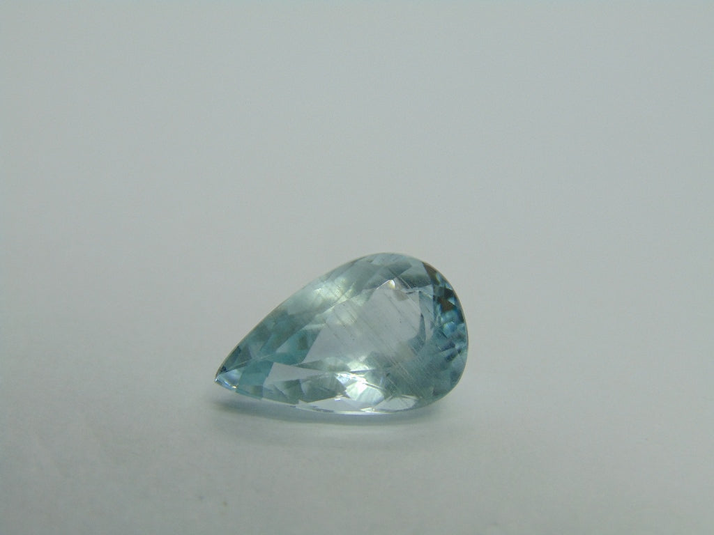 Aquamarine 6,08ct com agulha 16x10mm