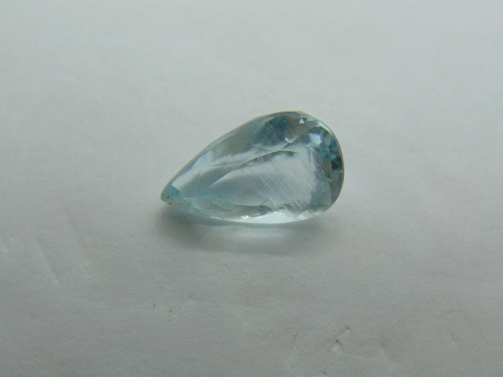 Aquamarine 6,08ct com agulha 16x10mm