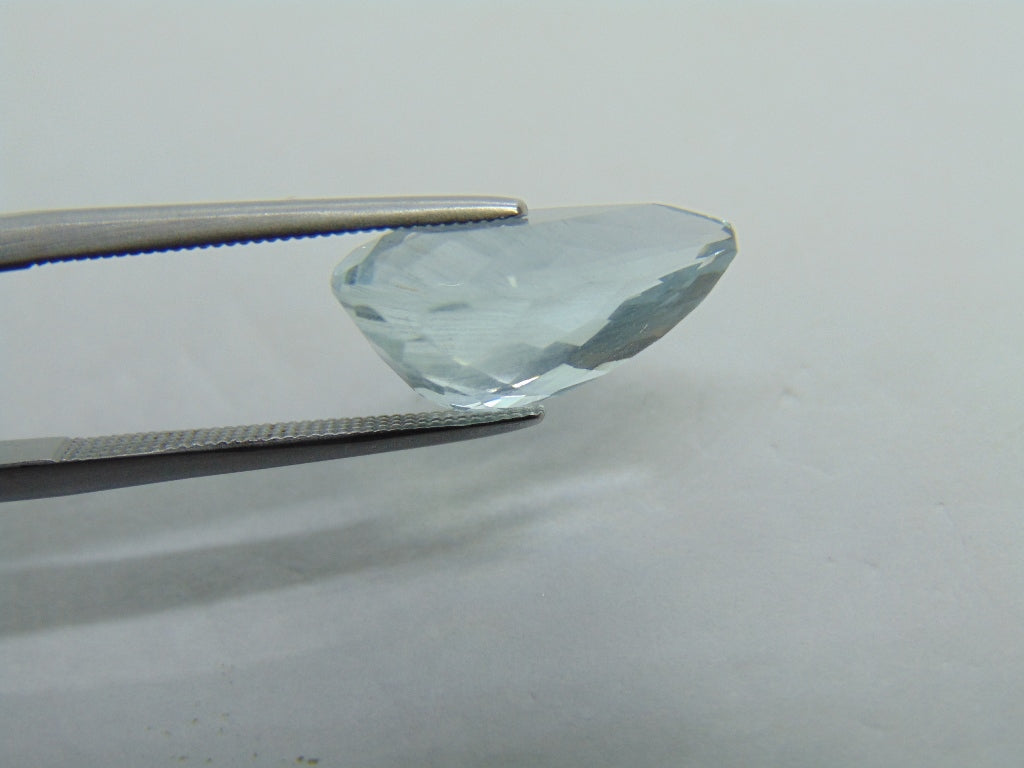 Aquamarine 6,08ct com agulha 16x10mm