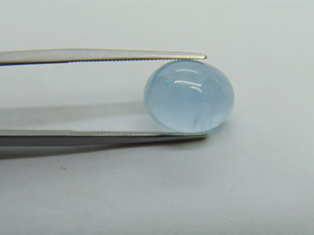 5.80ct Aquamarine Cabochon 12x10mm