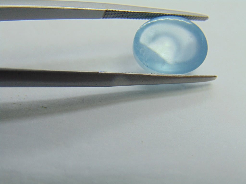 5.80ct Aquamarine Cabochon 12x10mm