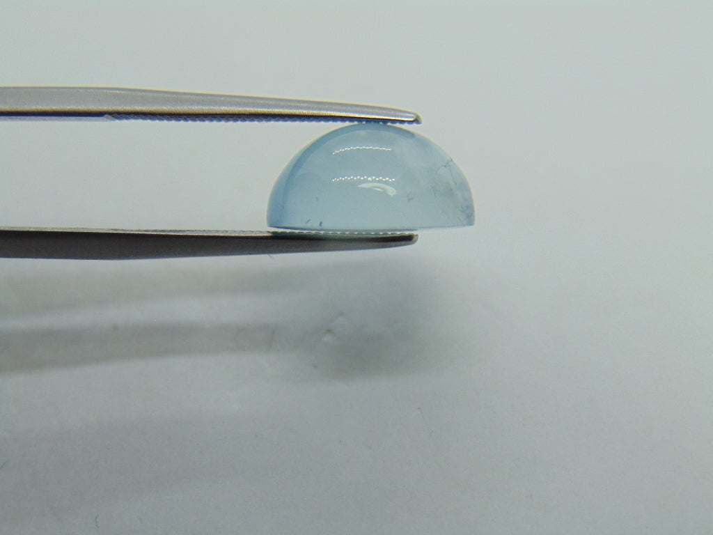 5.80ct Aquamarine Cabochon 12x10mm