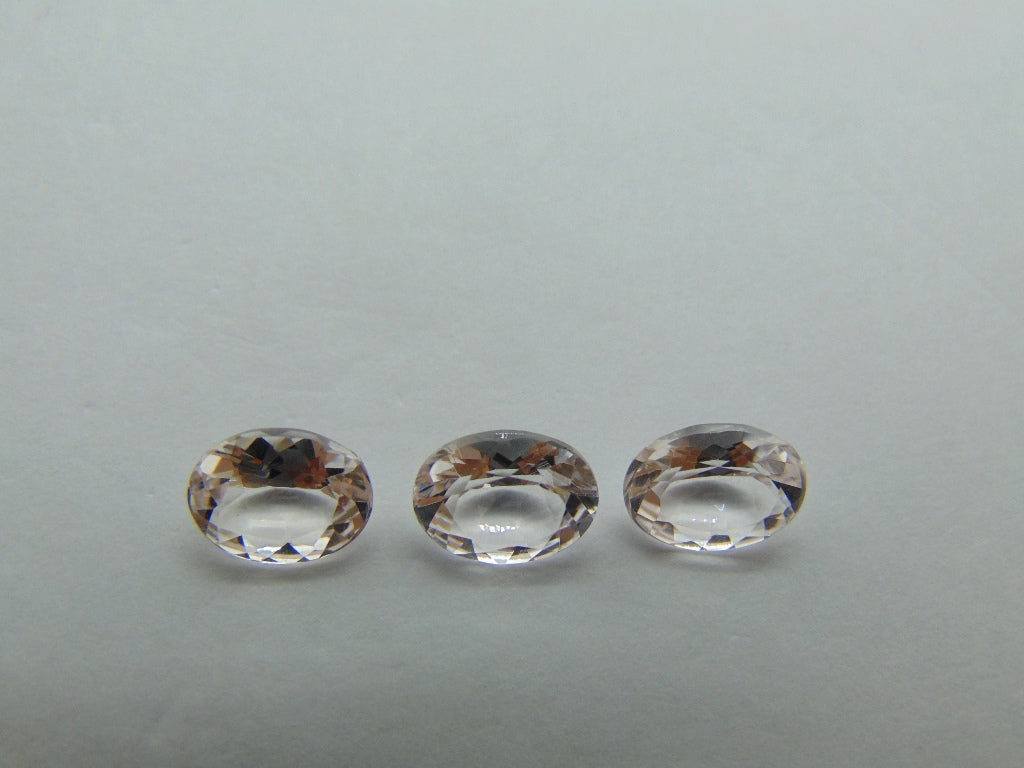 4.60ct Morganites Calibrated 9x7mm