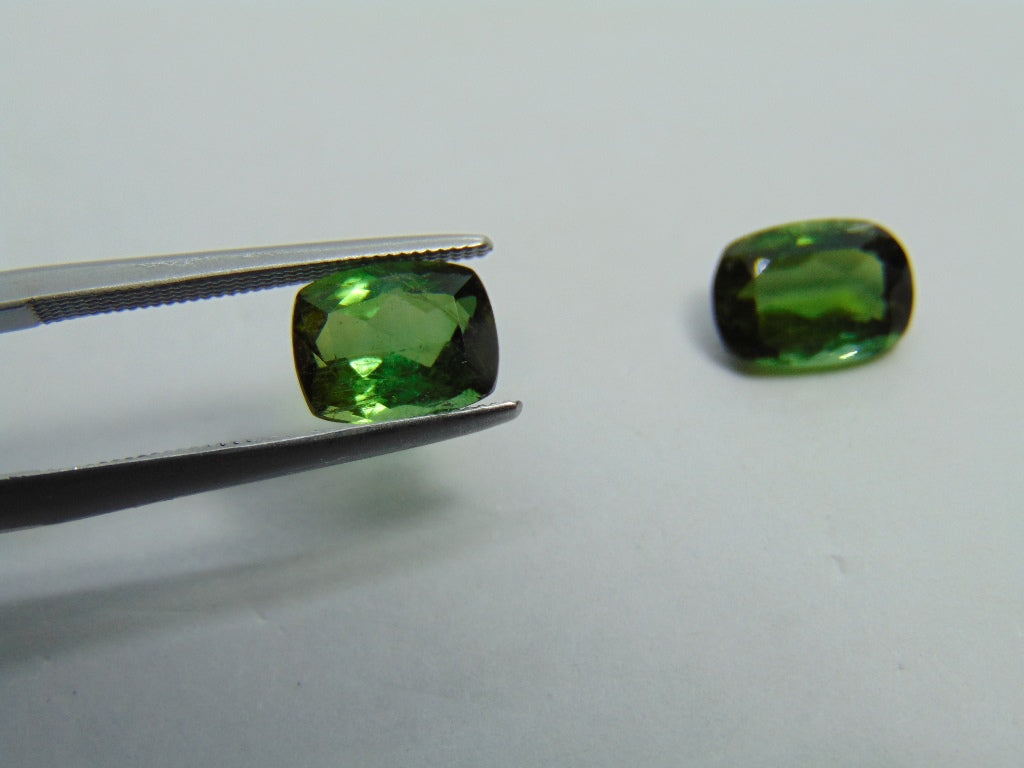 Turmalina 3,33ct 9x6mm 8x6mm