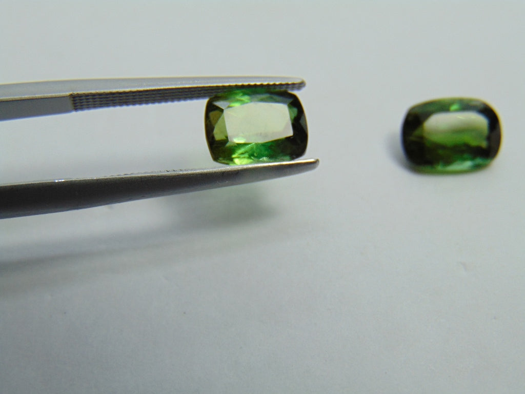 Turmalina 3,33ct 9x6mm 8x6mm