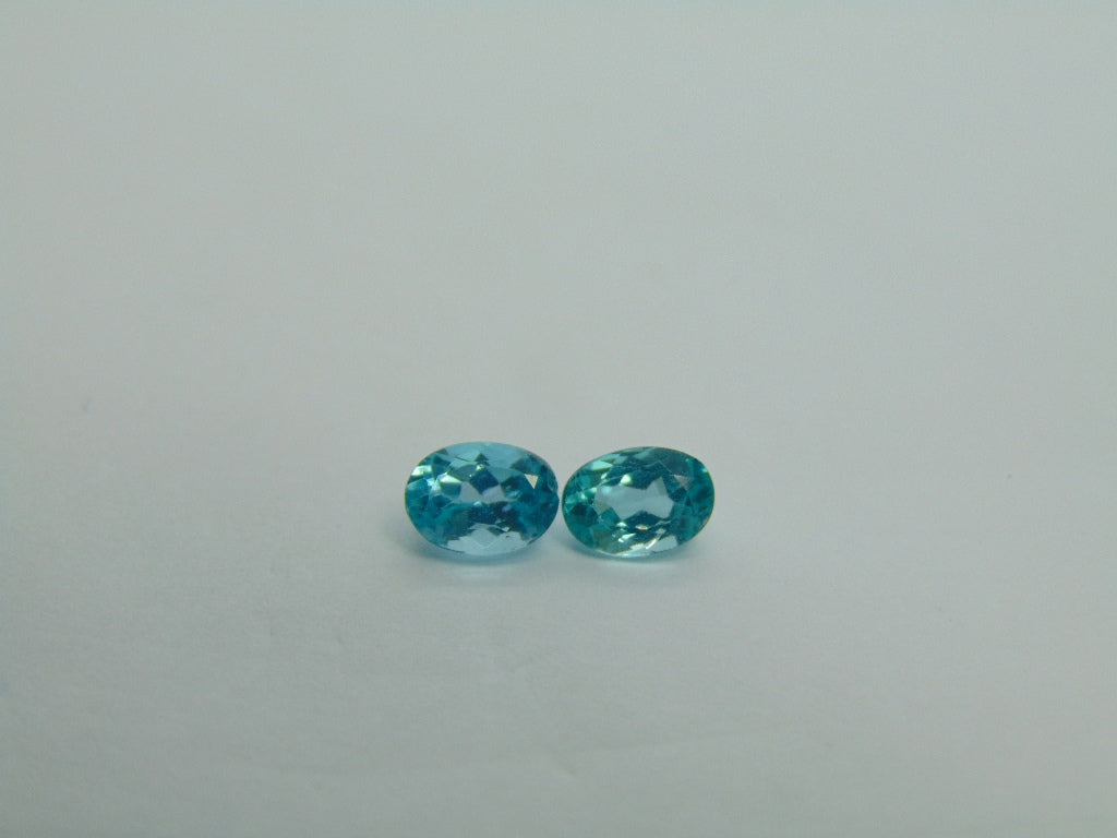 Par de Apatita 1,95ct 7x5mm