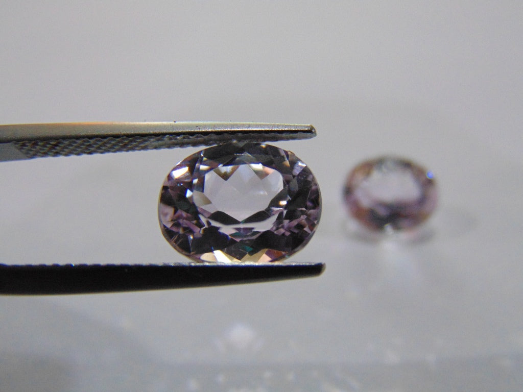 7.10ct Kunzite (Pair)