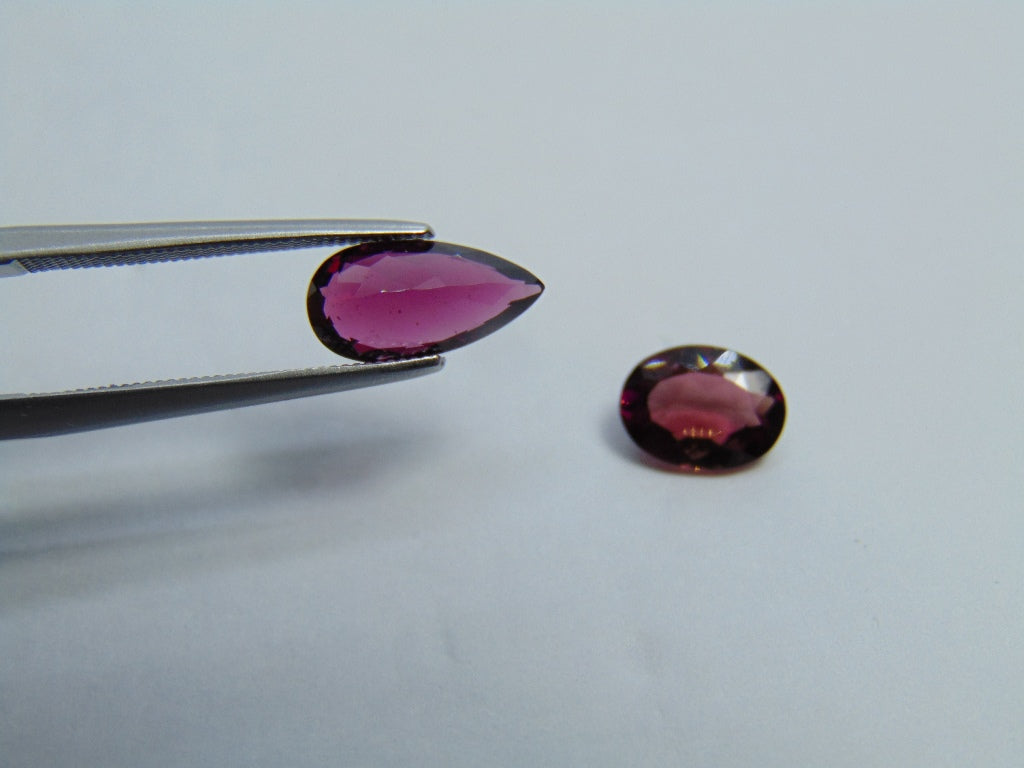 2.59ct Tourmaline 10x5mm 8x6mm