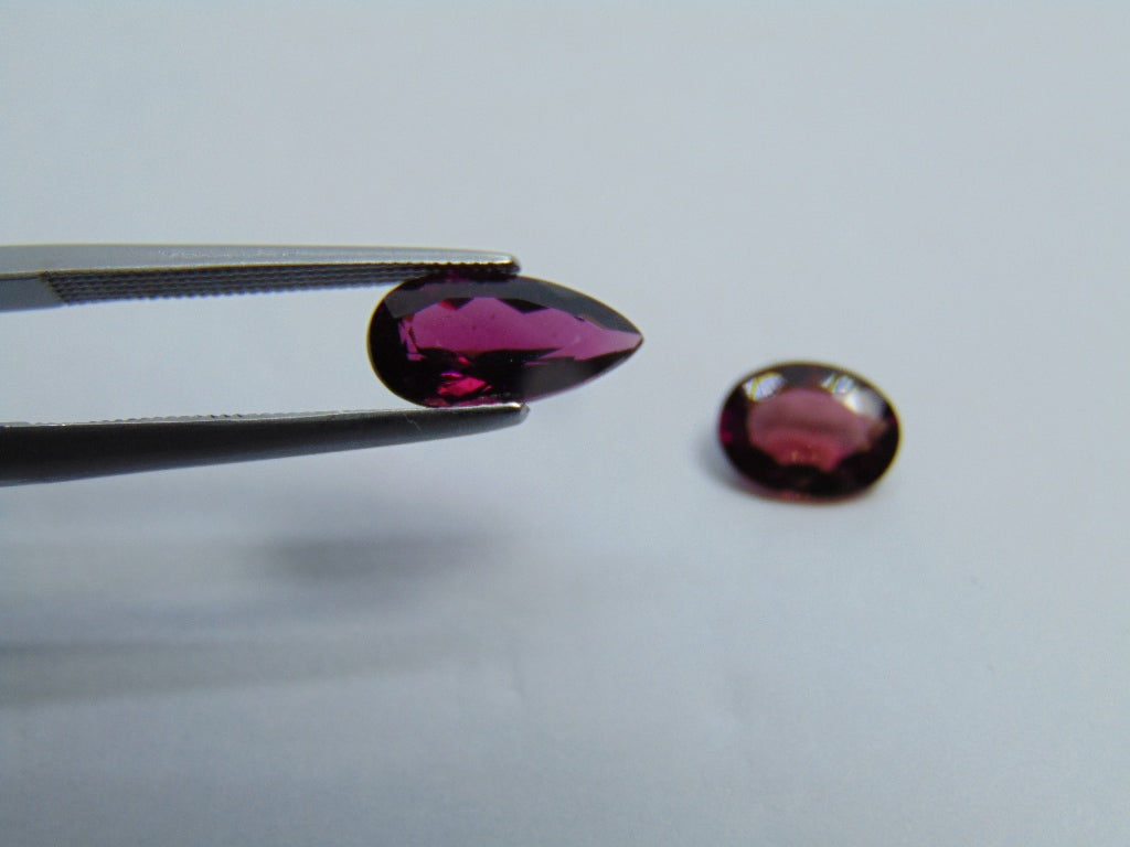 2.59ct Tourmaline 10x5mm 8x6mm