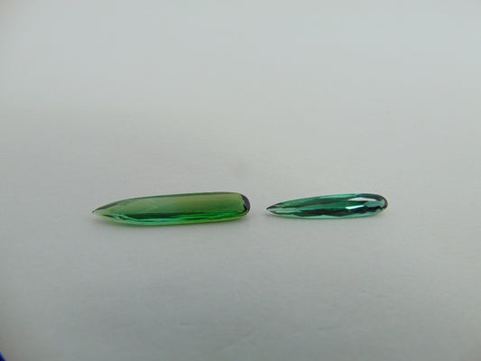 2.65ct Turmalina 21x4mm 17x3mm