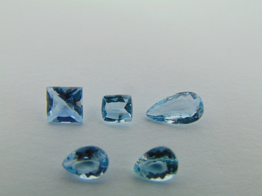 Água-marinha de 3,80 cts