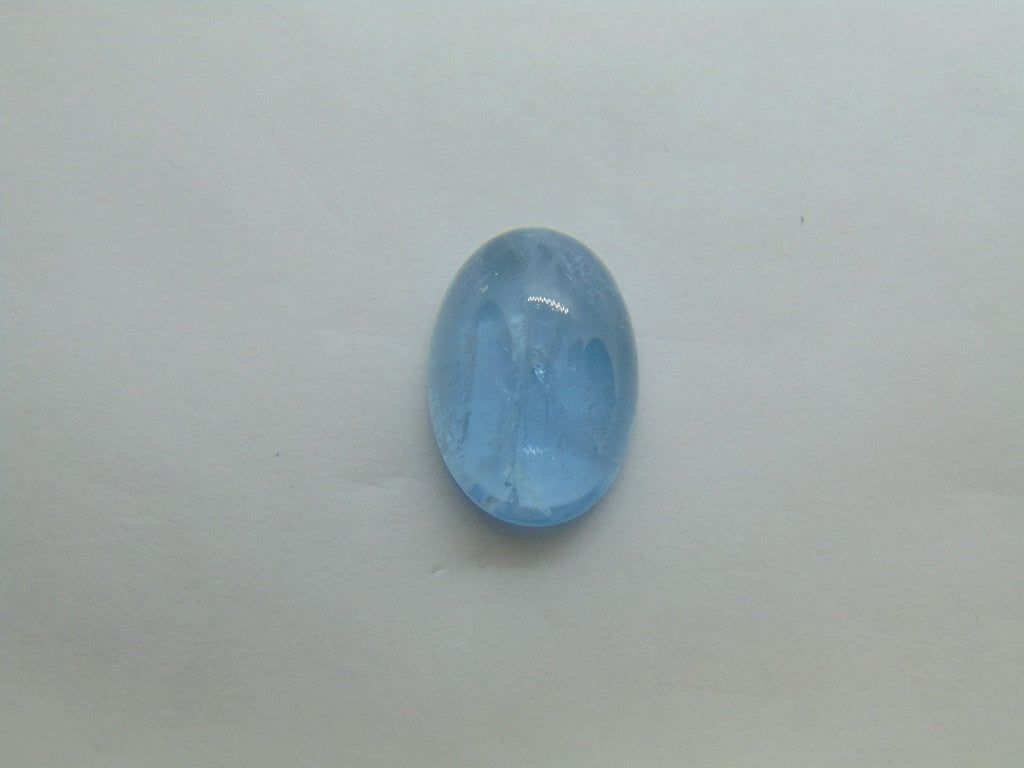 8,34 ct Aquamarine Cabochon 16x11mm