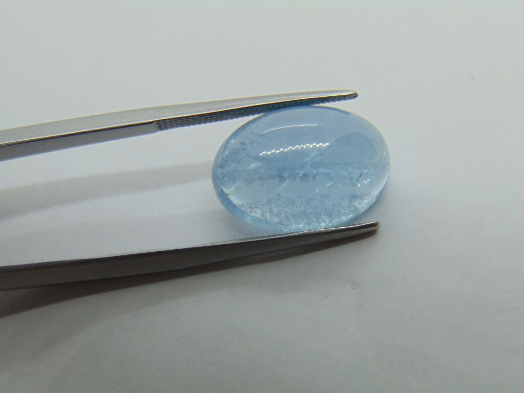 8,34 ct Aquamarine Cabochon 16x11mm