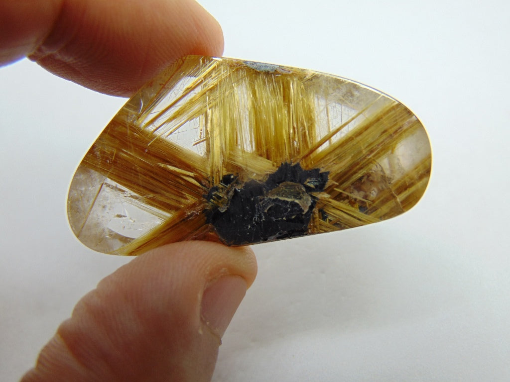 77.40ct Rutile Golden 46x25mm