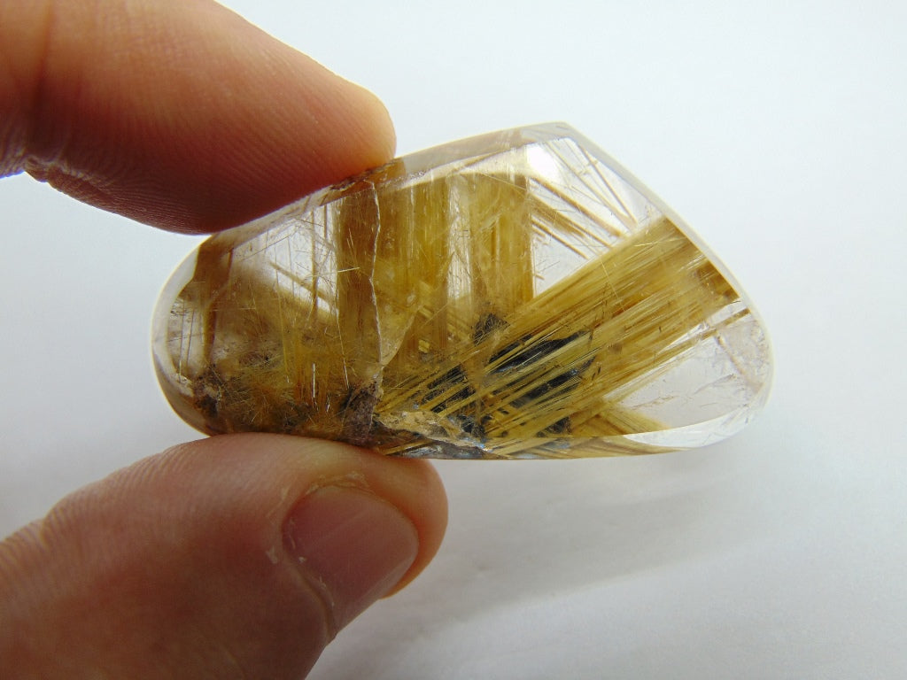 77.40ct Rutile Golden 46x25mm