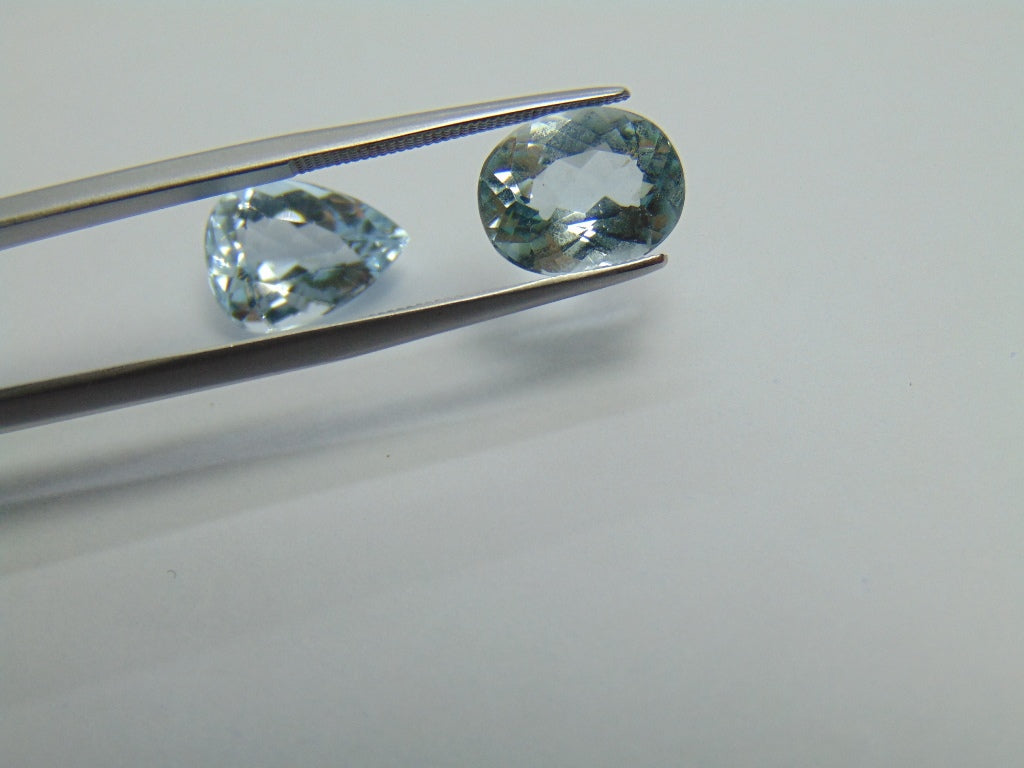 9.10ct Topaz Natural Color 12x5mm 11x9mm