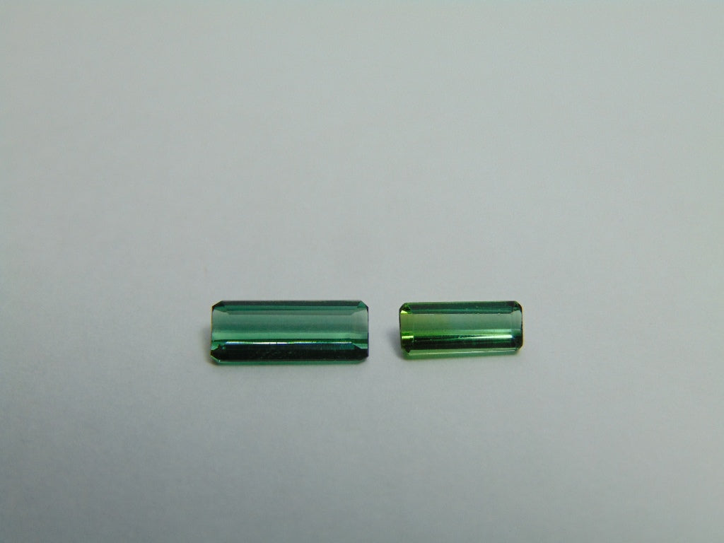 Turmalina 1,27 ct 10x4mm 8x3mm