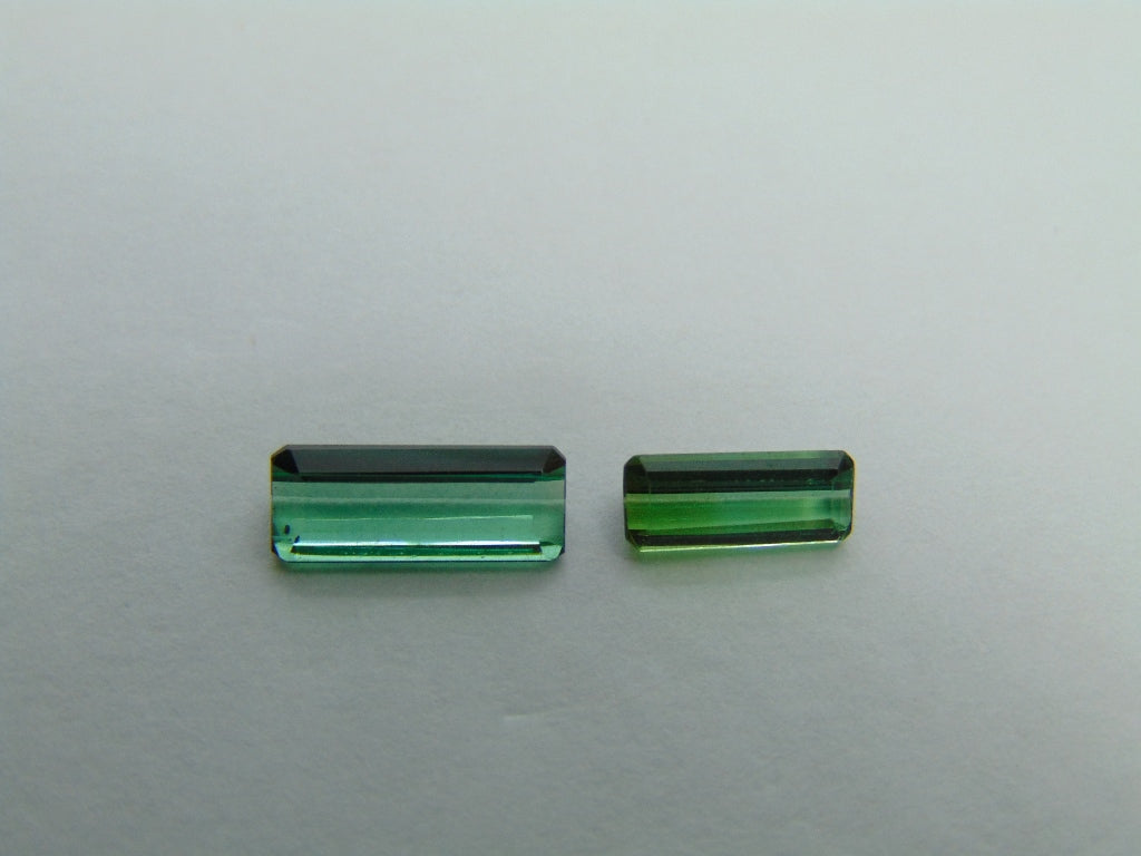 Turmalina 1,27 ct 10x4mm 8x3mm