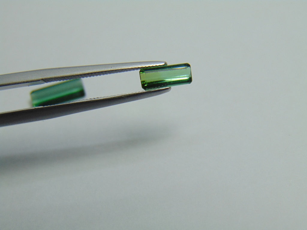 Turmalina 1,27 ct 10x4mm 8x3mm