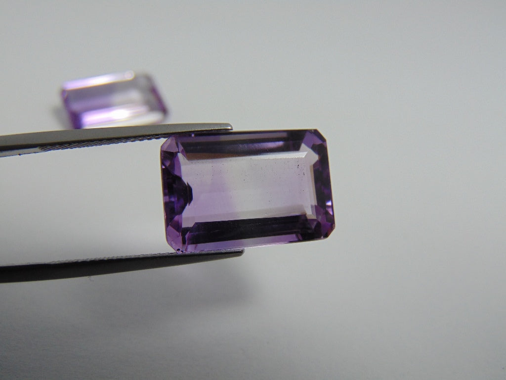 24.40cts Amethyst (Bicolor) Pair