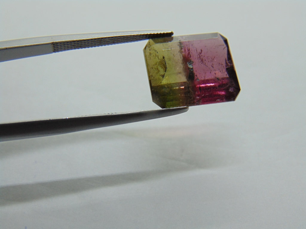 7.70ct Tourmaline Bicolor 13x11mm