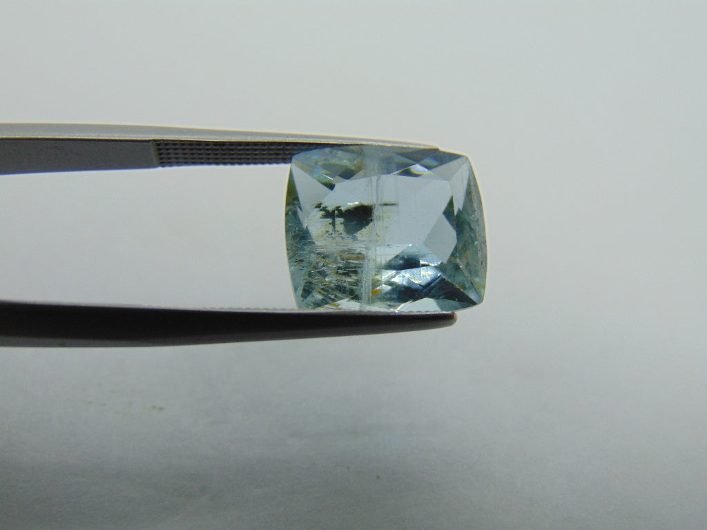 Aquamarine 7ct com inclusão 13x11mm