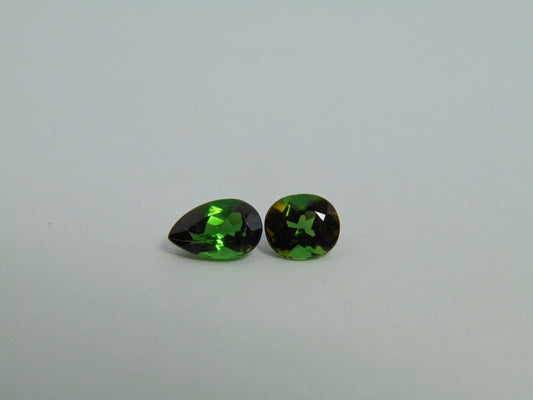 2.08ct Tourmaline 8x5mm 7x6mm