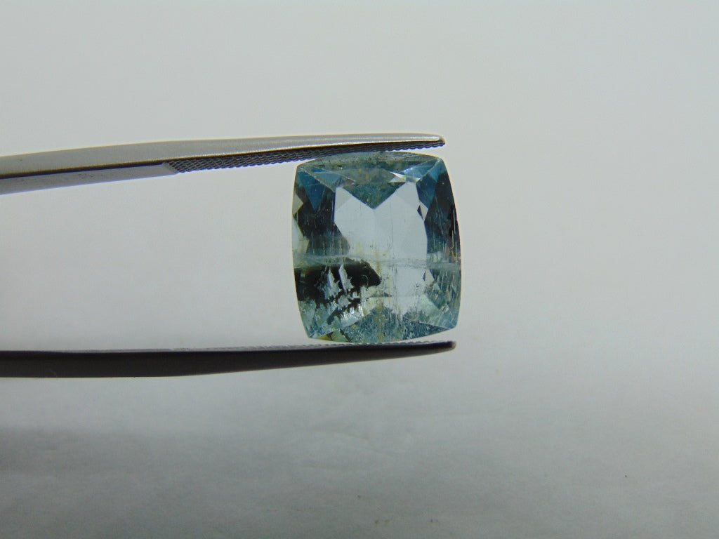 Aquamarine 7ct com inclusão 13x11mm