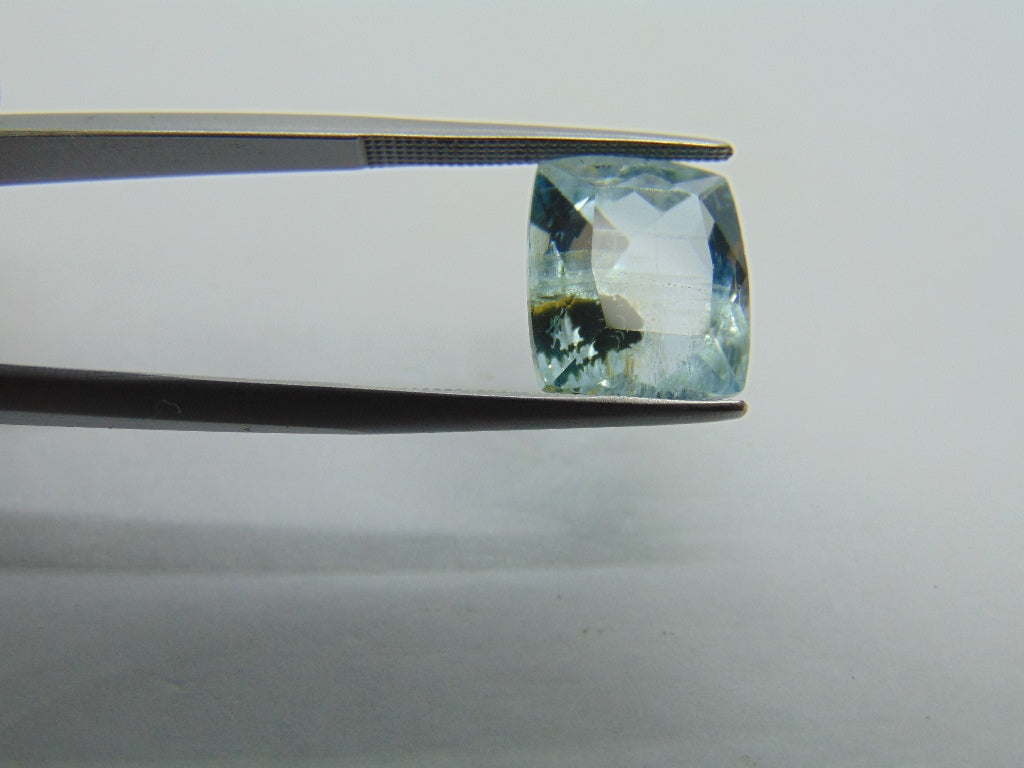 Aquamarine 7ct com inclusão 13x11mm