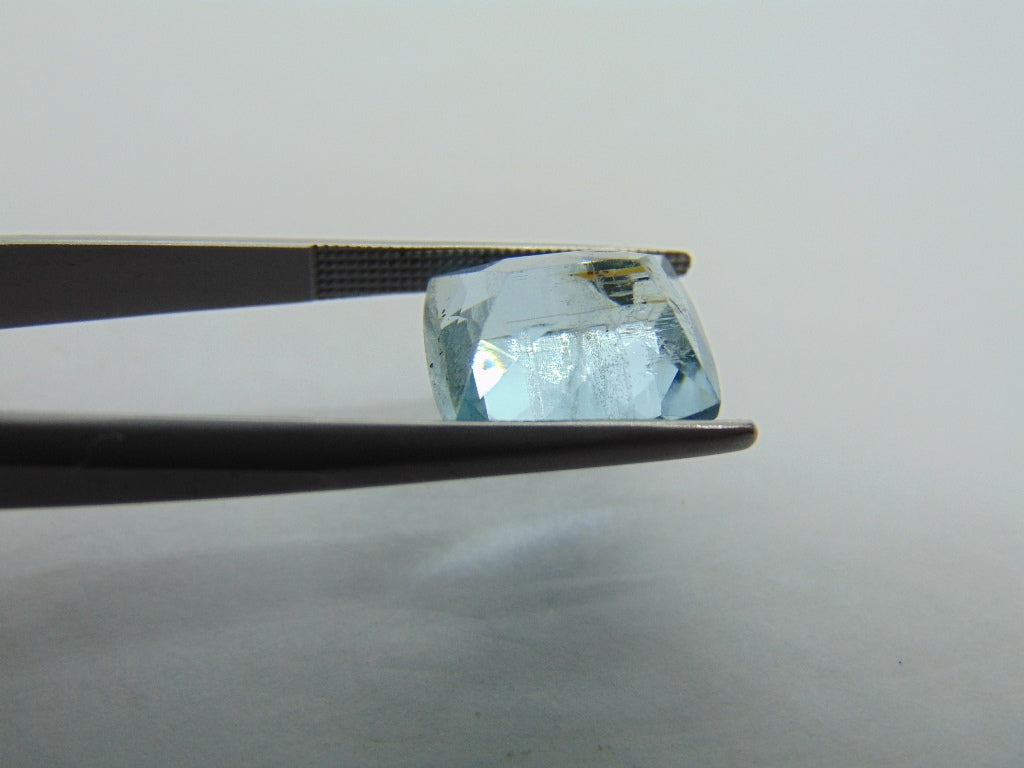 Aquamarine 7ct com inclusão 13x11mm