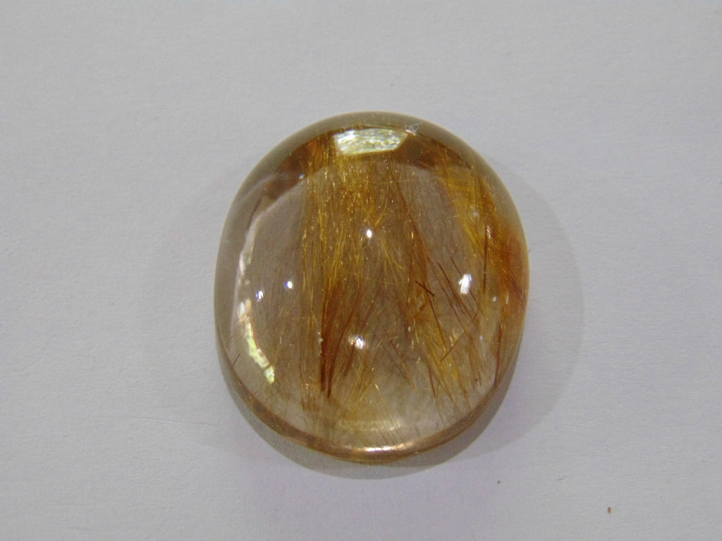 54.80ct Quartz With Rutile 28x25mm