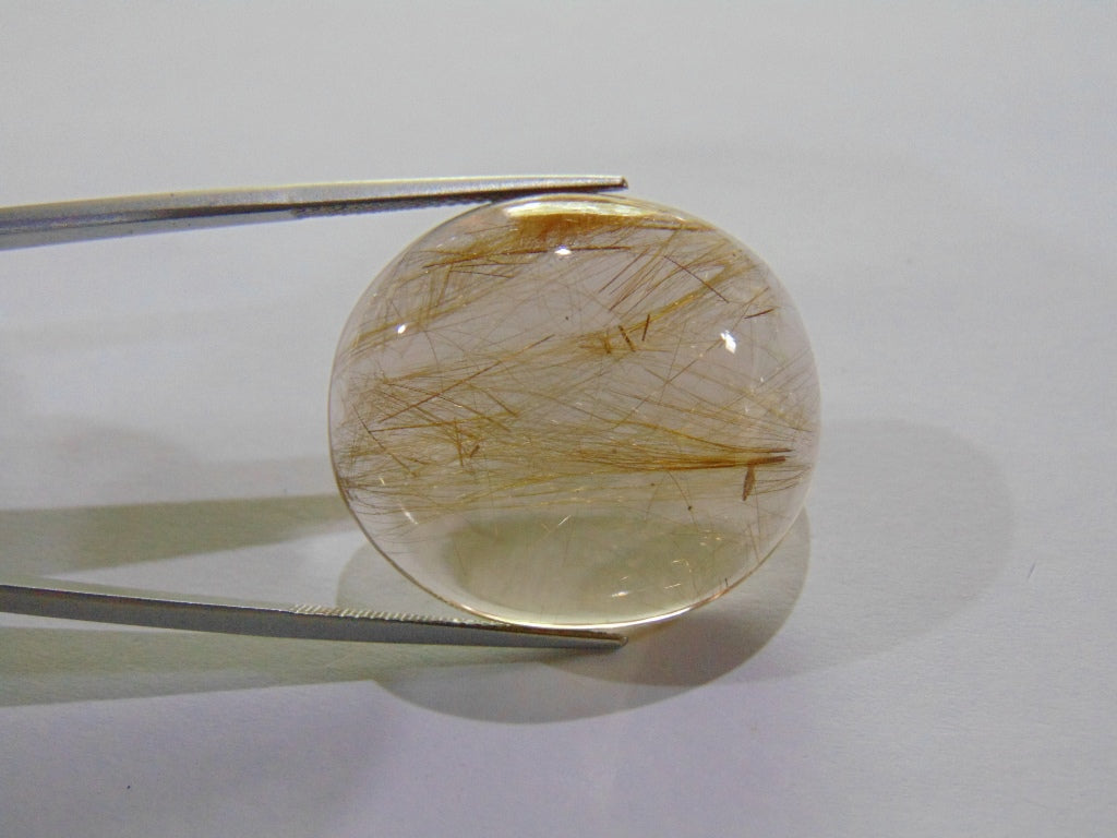 54.80ct Quartz With Rutile 28x25mm